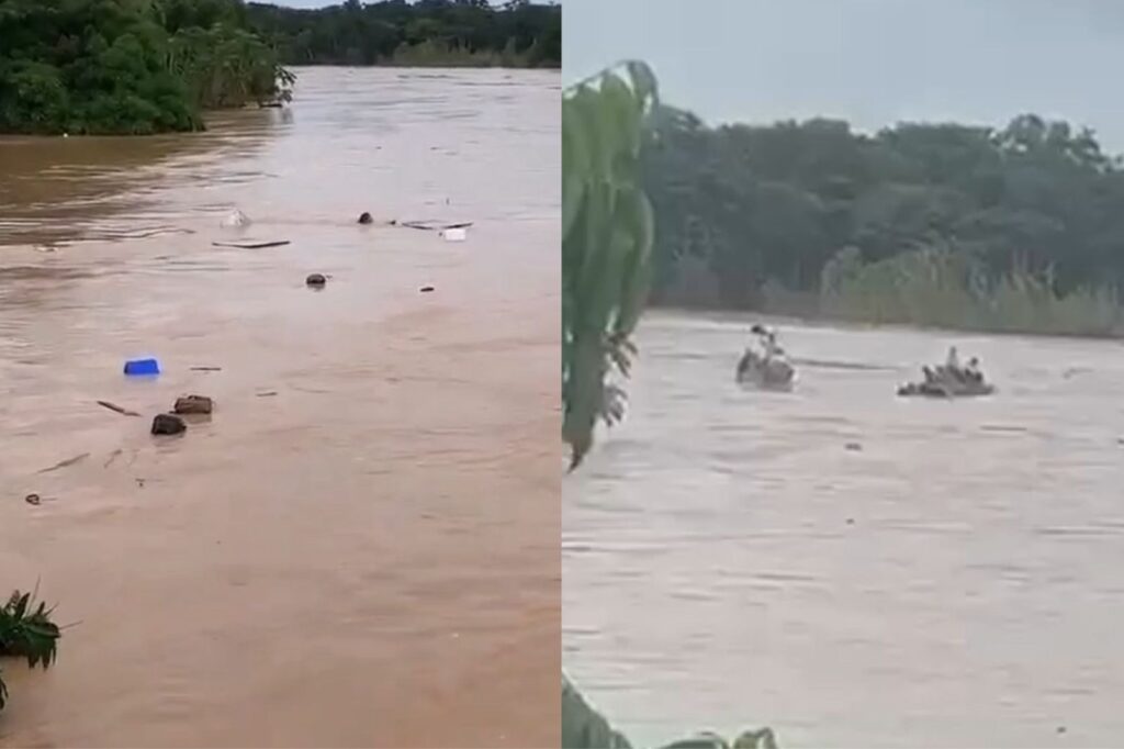 VÍDEO: Desespero no Rio Acre: Barco afunda e vítimas lutam contra as águas para sobreviver