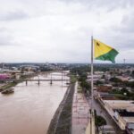 Rio Acre registra subida de quase 3 metros em 48 horas Rio Acre registra subida de quase 3 metros em 48 horas