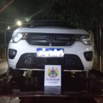 Polícia recupera veículo roubado no bairro 6 de Agosto, no Taquarí Polícia recupera veículo roubado no bairro 6 de Agosto, no Taquarí