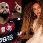 Gabigol e modelo curtem camarote coladinhos no Rio de Janeiro Gabigol e modelo curtem camarote coladinhos no Rio de Janeiro