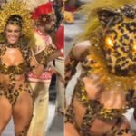 VÍDEO: Paolla Oliveira surpreende ao se transformar em onça durante desfile VÍDEO: Paolla Oliveira surpreende ao se transformar em onça durante desfile