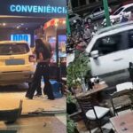 Vídeo mostra carro invadindo conveniência de posto de combustíveis em Rio Branco Vídeo mostra carro invadindo conveniência de posto de combustíveis em Rio Branco