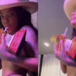 Ludmilla posta vídeo 'bebendo' em estatueta do Grammy e web aponta indireta para Ferrugem Ludmilla posta vídeo 'bebendo' em estatueta do Grammy e web aponta indireta para Ferrugem