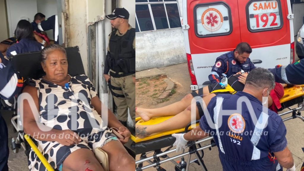 Três ficam feridos após colisão entre motos próximo a prédio da Sesacre, em Rio Branco