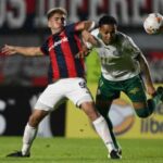 Palmeiras sai atrás, mas busca empate com o San Lorenzo em estreia na Libertadores Palmeiras sai atrás, mas busca empate com o San Lorenzo em estreia na Libertadores