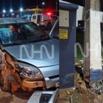 Motorista perde controle do veículo e derruba poste de energia em Rio Branco Motorista perde controle do veículo e derruba poste de energia em Rio Branco