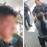VÍDEO: homem passa a mão em parte íntima de criança dentro de ônibus VÍDEO: homem passa a mão em parte íntima de criança dentro de ônibus