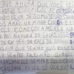 Menina de 9 anos denuncia abusos de padrasto à mãe: “Pôs para fora”