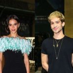 Bruna Marquezine e João Guilherme vão a samba juntos, mas fogem de expor romance