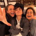 Nanda Costa conta como a esposa, Lan Lanh, reagiu ao ver ela beijando Paolla Oliveira