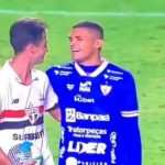 Zagueiro do Águia explica polêmica e confirma ter recebido camisa de jogador do São Paulo Zagueiro do Águia explica polêmica e confirma ter recebido camisa de jogador do São Paulo