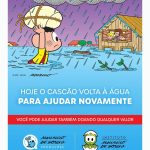 Turma da Mônica faz ‘Cascão’ entrar na água para ajudar vítimas no RS Turma da Mônica faz ‘Cascão’ entrar na água para ajudar vítimas no RS