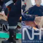 Agente da PRF faz conversão e causa grave acidente em Rio Branco; motociclista teve pernas quebradas