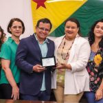 Aleac é reconhecida em premiação nacional da Associação Brasileira das Escolas do Legislativo Aleac é reconhecida em premiação nacional da Associação Brasileira das Escolas do Legislativo
