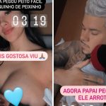 Bia Miranda mostra a sua primeira madrugada como mãe Bia Miranda mostra a sua primeira madrugada como mãe