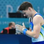 Diogo Soares representa o Brasil na ginástica, mas não chega ao pódio