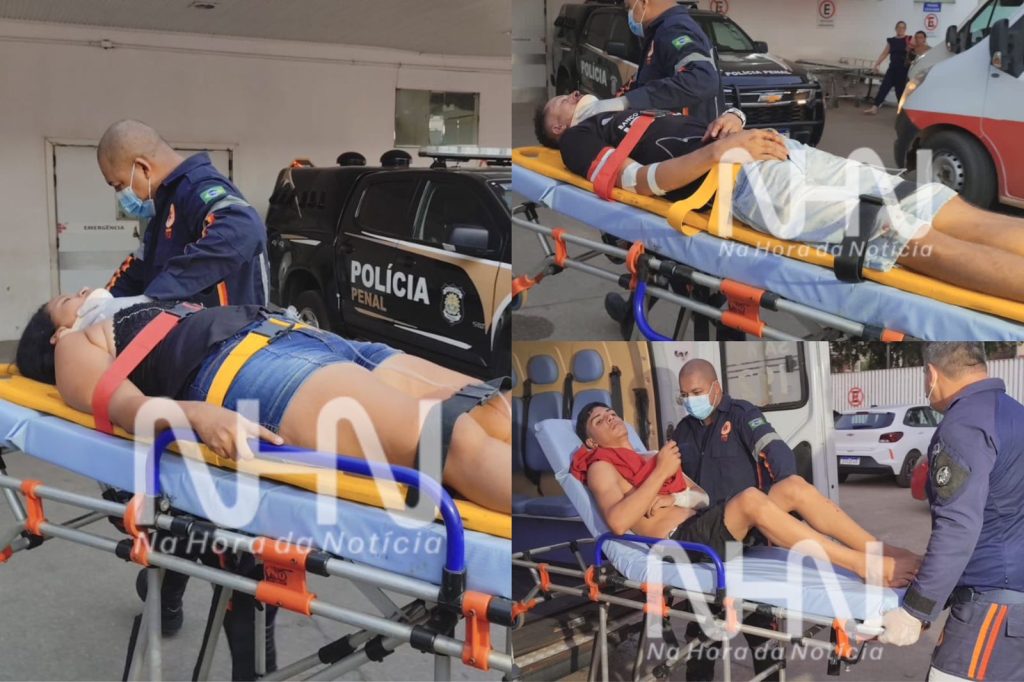 Criança e três adultos ficam feridos após carro capotar na estrada de Porto Acre