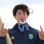 Augusto Akio conquista o bronze no skate park em Paris-2024 Augusto Akio conquista o bronze no skate park em Paris-2024