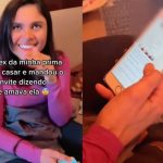 Homem convida ex-namorada para casamento e diz: “Deveria ser a gente” Homem convida ex-namorada para casamento e diz: “Deveria ser a gente”