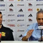 Tite discute com jornalista, pede bom senso e explica derrota do Flamengo
