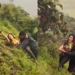 Mulher cai de altura de 18 metros ao tentar fazer selfie em ribanceira Mulher cai de altura de 18 metros ao tentar fazer selfie em ribanceira