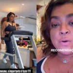 Preta Gil preocupa fãs ao fazer exercício com bolsa de quimioterapia: 'Ajuda na recuperação'