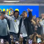 Tarcísio exalta vitória da frente ampla e celebra número de votos: 'Nem nos melhores sonhos' Tarcísio exalta vitória da frente ampla e celebra número de votos: 'Nem nos melhores sonhos'