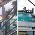 SP: trem da Linha 9-Esmeralda pega fogo após falha elétrica; veja