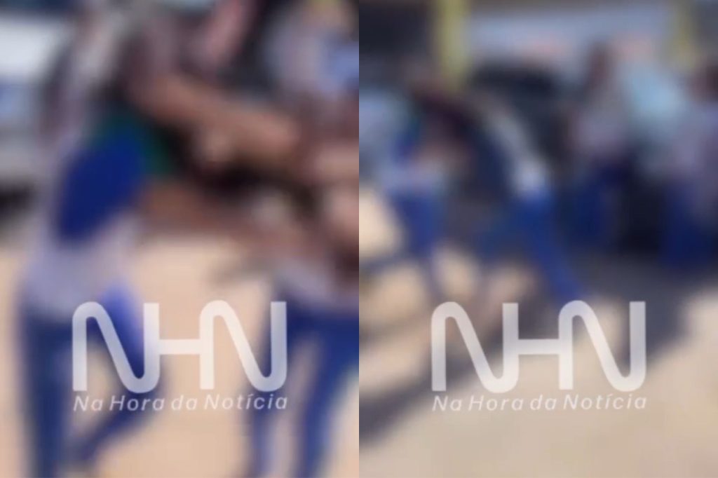 Adolescentes de escola pública trocam socos e puxões de cabelo durante briga por ‘príncipe encantado’