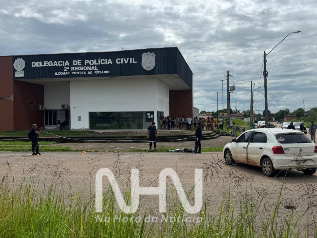 Assassinato em frente à delegacia em Rio Branco expõe fragilidade na segurança pública, afirma Sinpol-AC