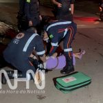 Adolescente em bicicleta motorizada causa acidente, e motociclista é levada ao PS de Rio Branco
