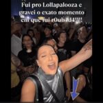 Influencer grava momento em que é furtada no Lollapalooza. Veja vídeo Influencer grava momento em que é furtada no Lollapalooza. Veja vídeo