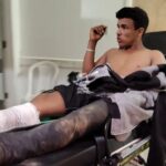 Jovem sofre fratura na perna após acidente com boi em Porto Acre Jovem sofre fratura na perna após acidente com boi em Porto Acre