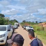 BR-364 é bloqueada em Sena Madureira por protesto de produtores rurais
