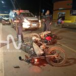 Acidente entre motocicletas deixa dois motociclistas feridos em Rio Branco