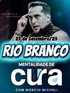 Especialista em Inteligência Emocional ministra curso “Mentalidade de Cura” em Rio Branco no dia 27 de setembro