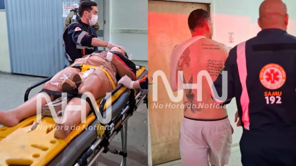 Casal fica ferido após acidente de motocicleta no bairro Floresta Sul, em Rio Branco