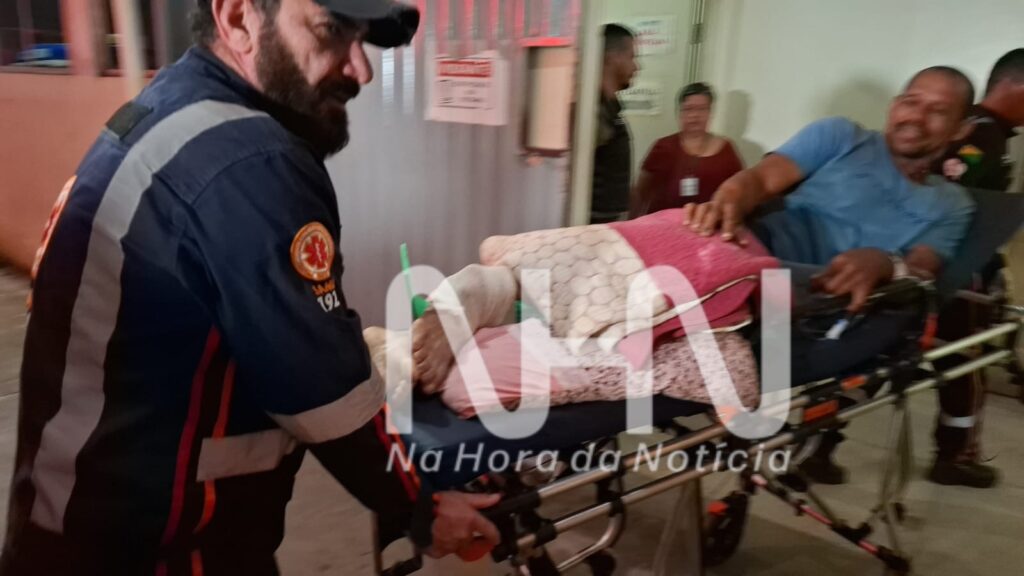 Mecânico sofre fratura após pisar em buraco durante manutenção de máquina no Ramal da União