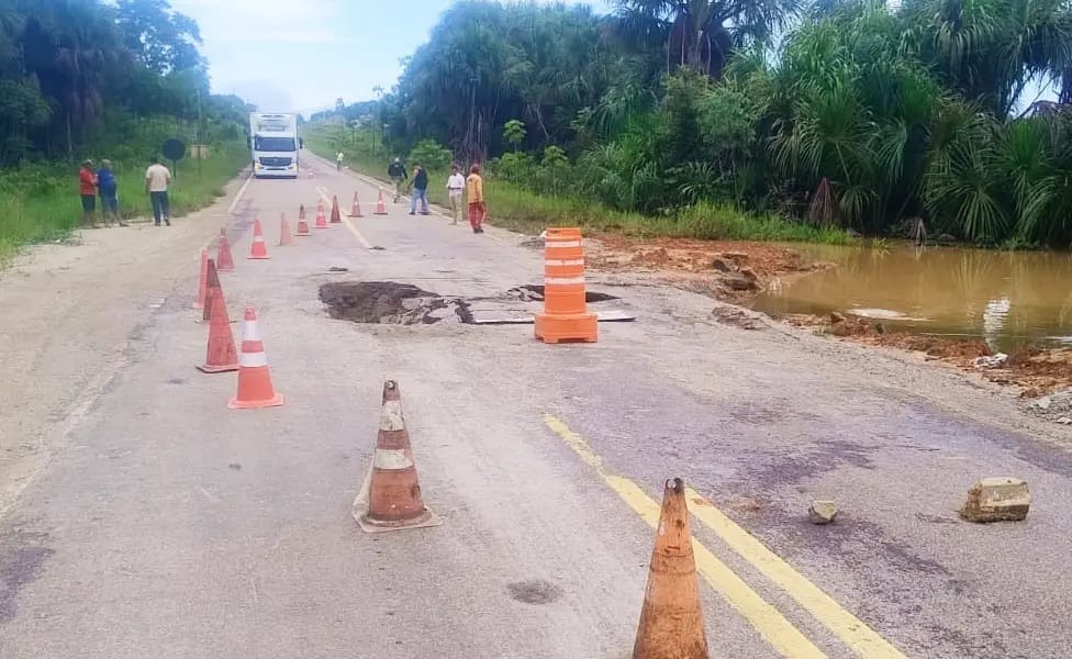 BR-364 em Cruzeiro do Sul passará por interdições entre 1º e 3 de janeiro para obras emergenciais
