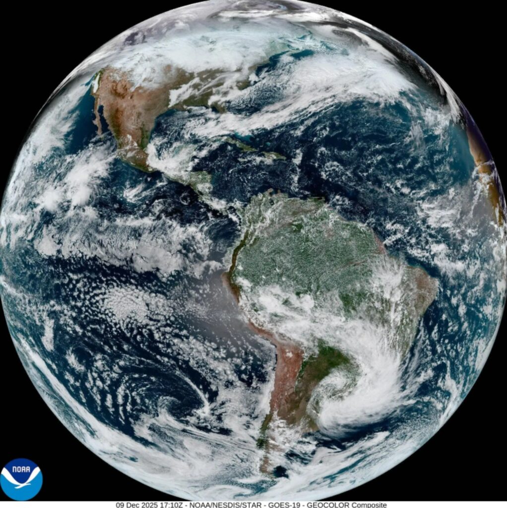 Imagem da Nasa mostra tamanho do ciclone extratropical que atingiu o Sul e o Sudeste do Brasil; veja