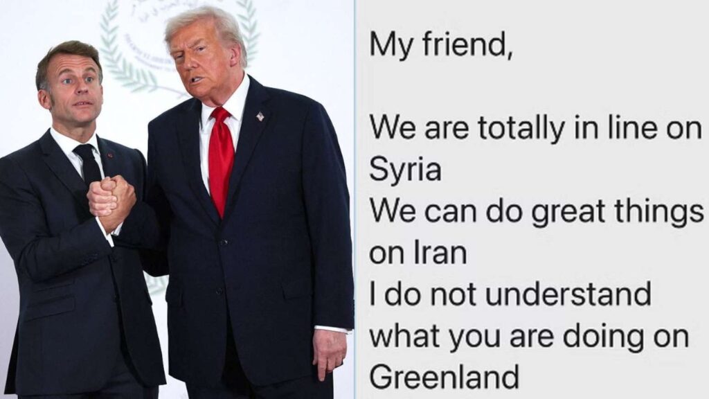 Trump divulga mensagem privada de Macron: “Não entendo”