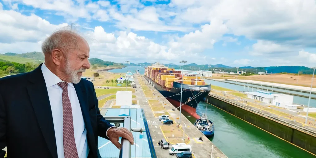 Lula reafirma apoio à neutralidade do Canal do Panamá