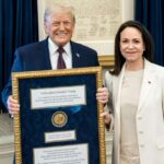 Trump ficará com medalha do Nobel oferecida por María Corina Machado, mas título é intransferível