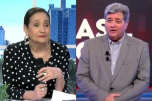 Datena anuncia saída da RedeTV! ao vivo e pega Sonia Abrão de surpresa