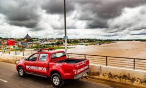 Rio Juruá recua abaixo de marca de transbordo em Cruzeiro do Sul; outras bacias também diminuem volume