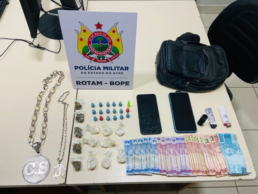 BOPE e ROTAM prendem quatro suspeitos de tráfico durante Operação Impacto em Rio Branco