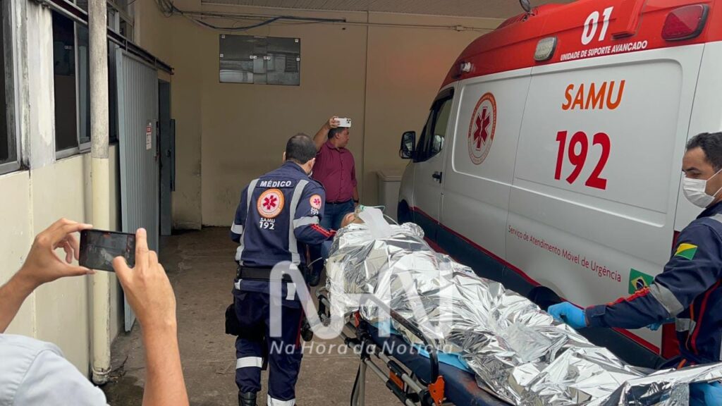 Homem é abordado e ferido a tiros ao lado da esposa em via pública de Rio Branco