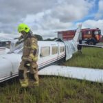 Avião de pequeno porte sai da pista em Tarauacá após falha na decolagem; não há feridos Avião de pequeno porte sai da pista em Tarauacá após falha na decolagem; não há feridos