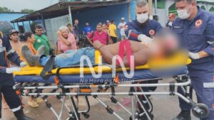 Atropelamento na Amadeo Barbosa deixa homem em estado grave; vítima foi intubada no local