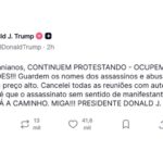 Trump diz que “ajuda está a caminho” ao convocar protestos no Irã Trump diz que “ajuda está a caminho” ao convocar protestos no Irã